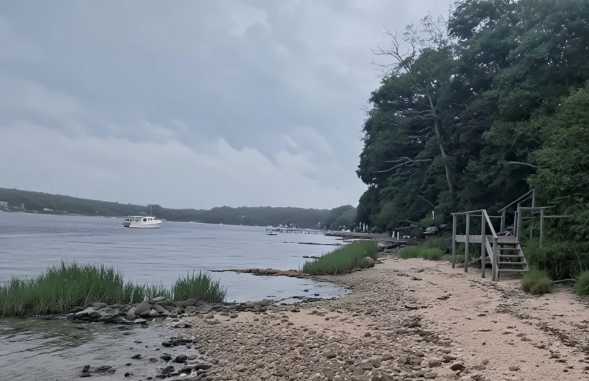 Exclusive Martha's Vineyard Waterfront Gem with Private Beach a Rare Opportunity